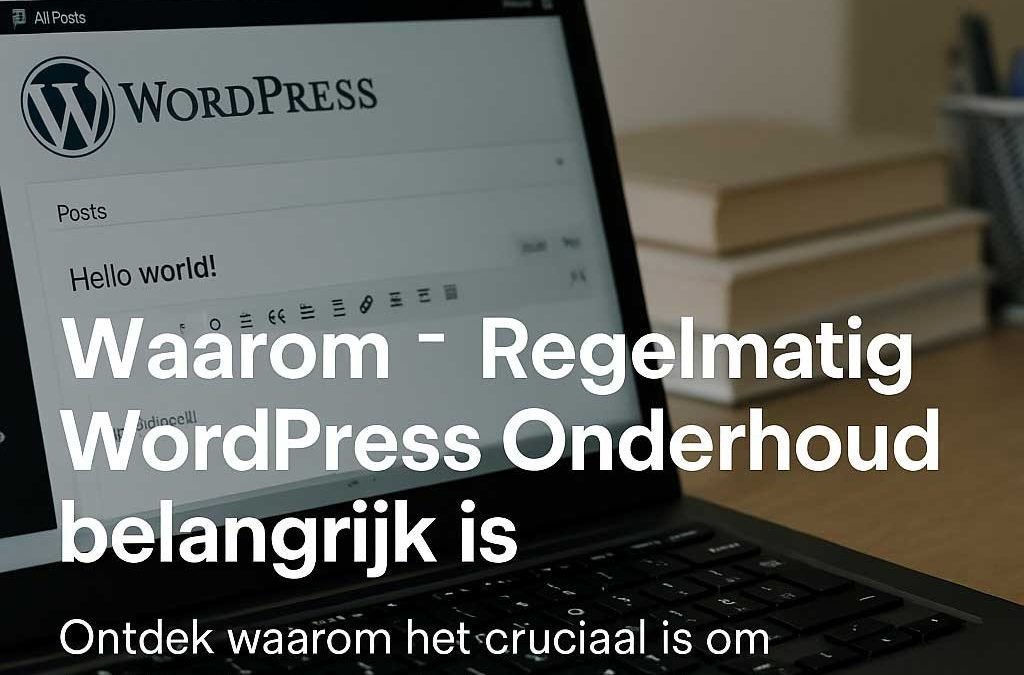 Waarom regelmatig WordPress onderhoud cruciaal is voor je website